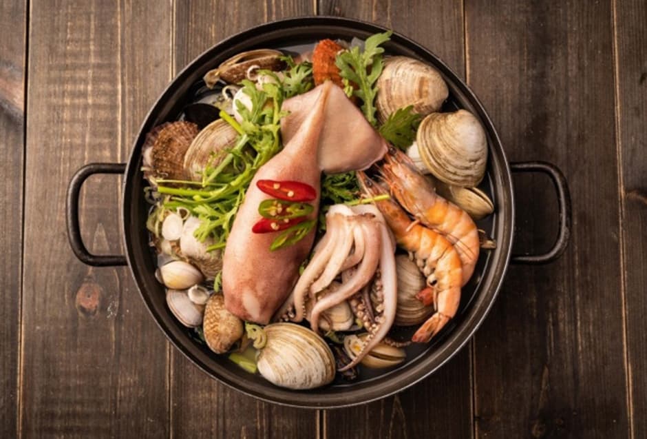 حساء المأكولات البحرية