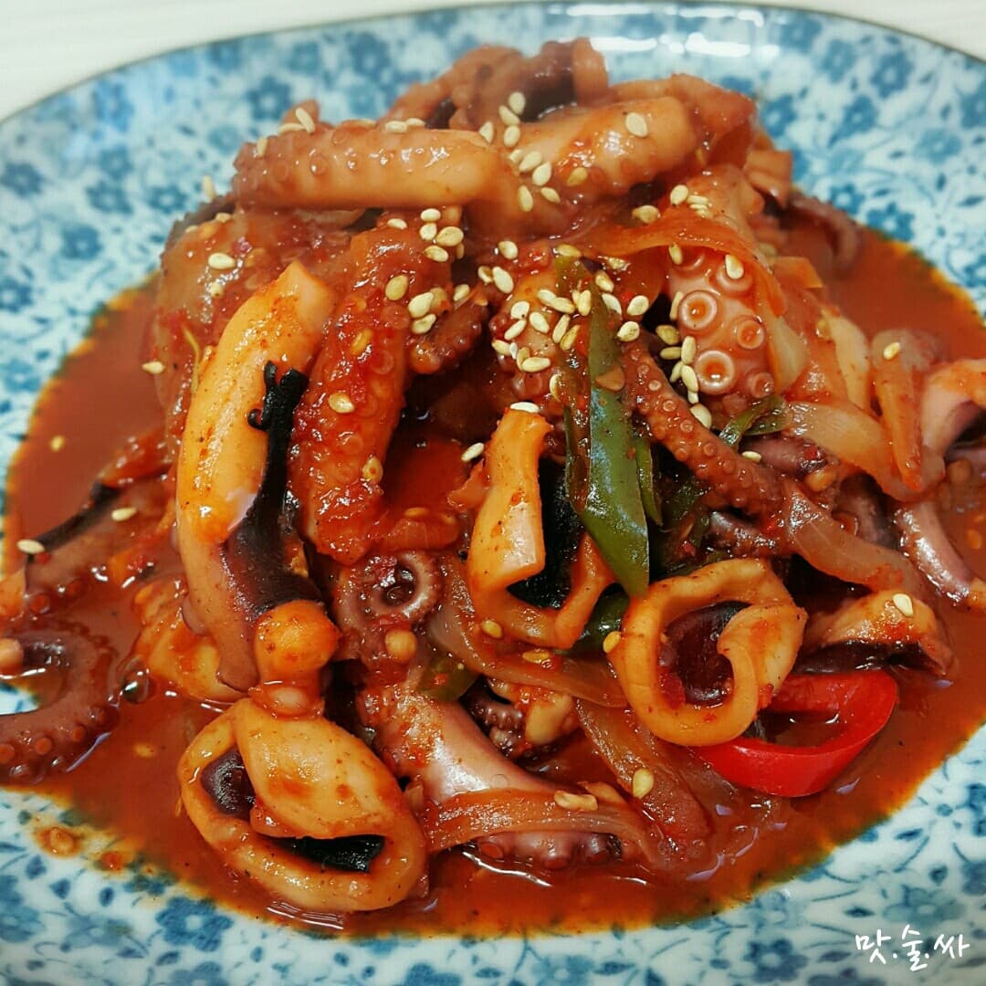 أخطبوط حار مقلي