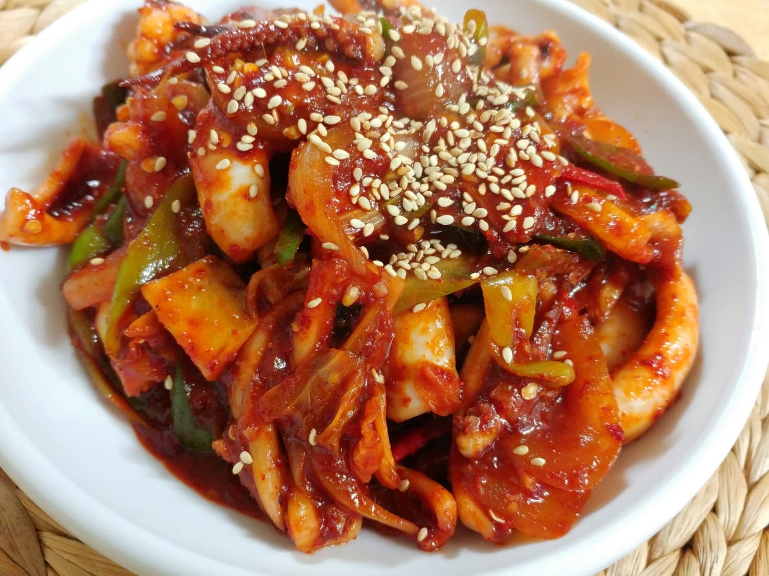 حبار حار مقلي