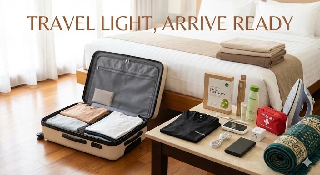 Travel light amenity kit